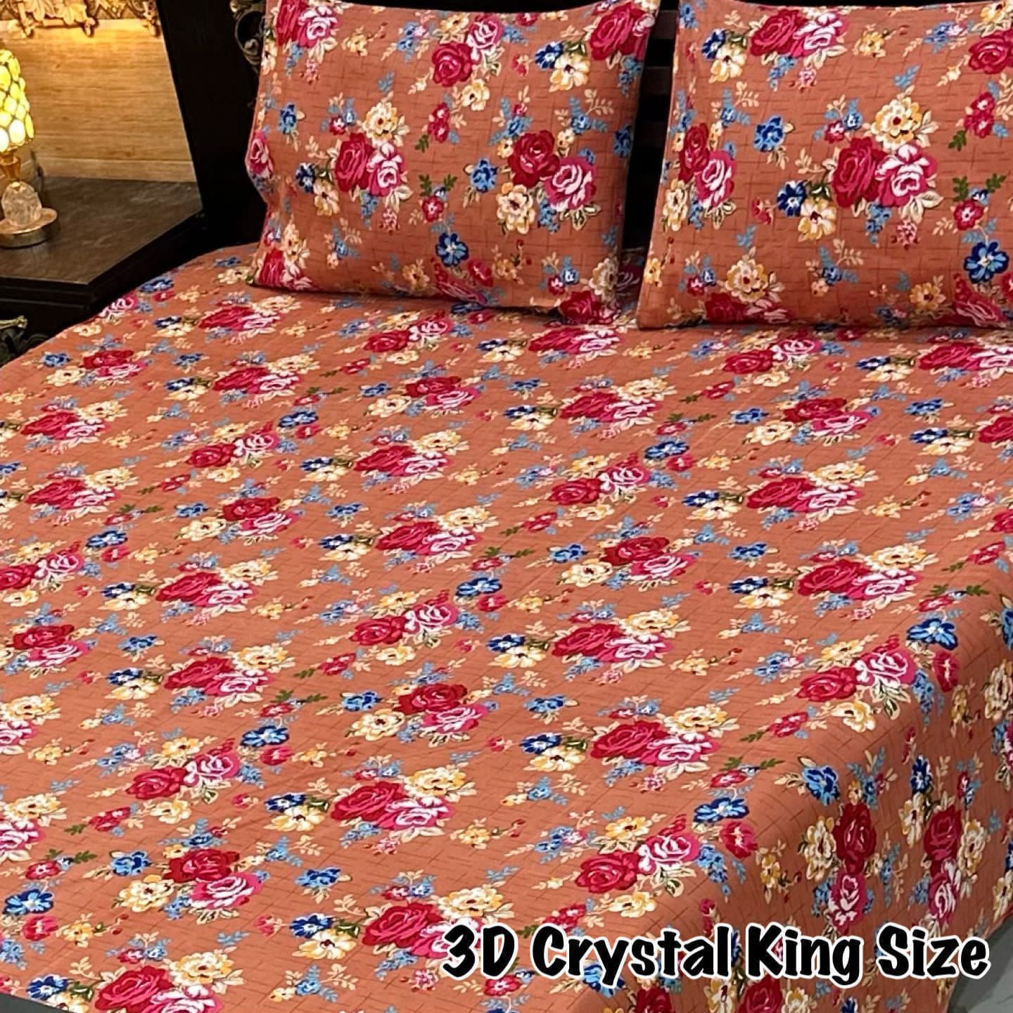 I Rustic Rose Soft Crystal Cotton Bed Sheets