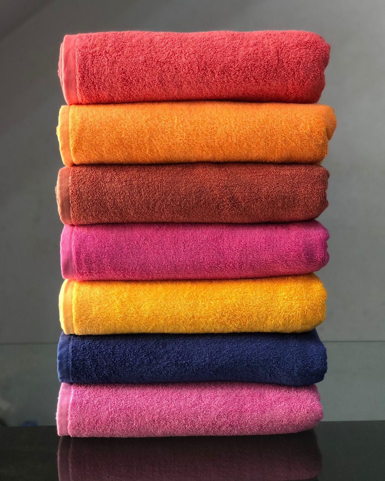 Vibrant Rainbow 100% Cotton Extra Soft Bath Towel Set