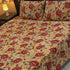 Red flowers Soft Crystal Cotton Bed Sheets - Fashion Home Store