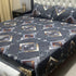 Soft Crystal Cotton Bed Sheets - Delicate Floral Blue King Size - Fashion Home Store