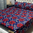 Soft Crystal Cotton Bed Sheets - 3D Crystal Red King Size - Fashion Home Store