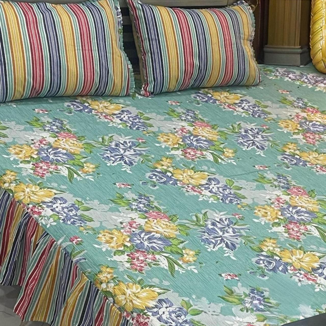 Frill Printed Bed Sheets