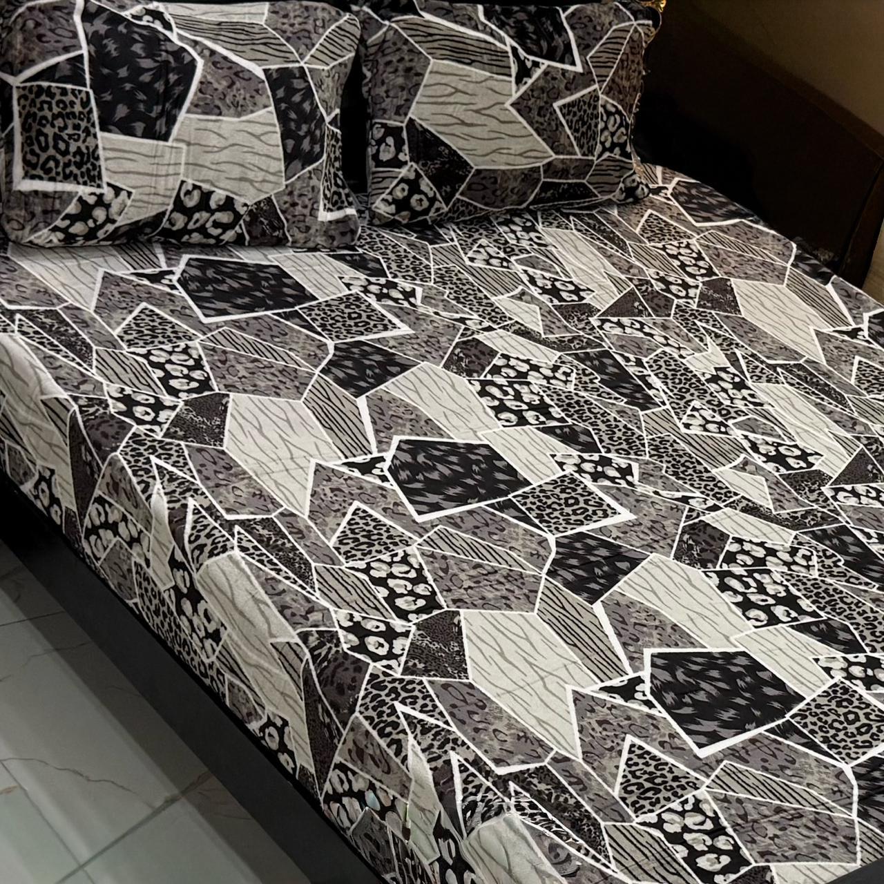 3pc Fleece bedsheet
