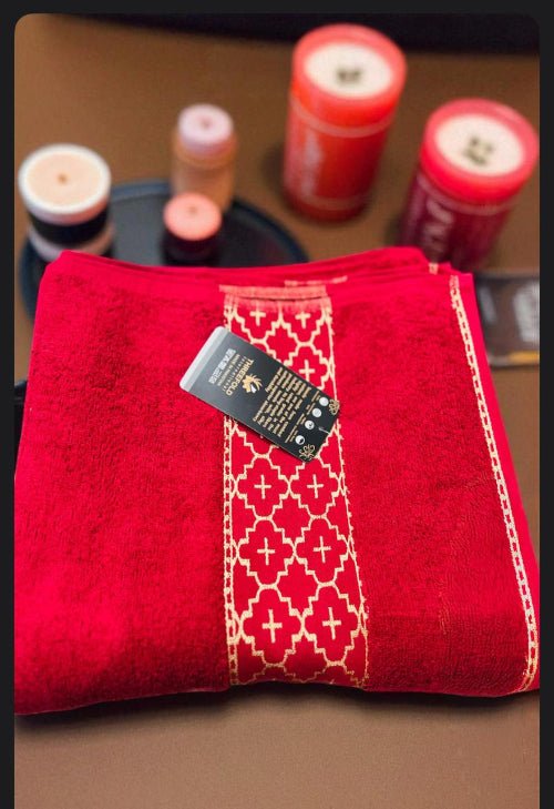 100% Cotton JACQUARD SOFT Bath Towel Set - Fashion Home Store