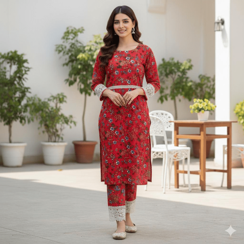 2 PC Unstiched Polo Grace Cotton Collection - Fashion Home Store