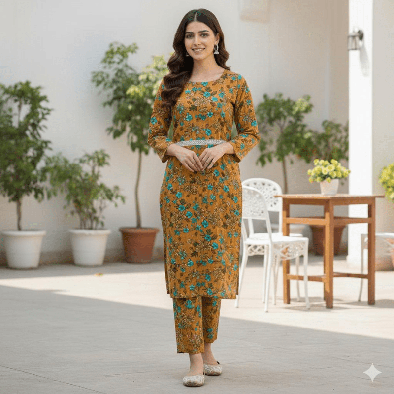 2 PC Unstiched Pure Polo Charm Unstitched Fabric - Fashion Home Store