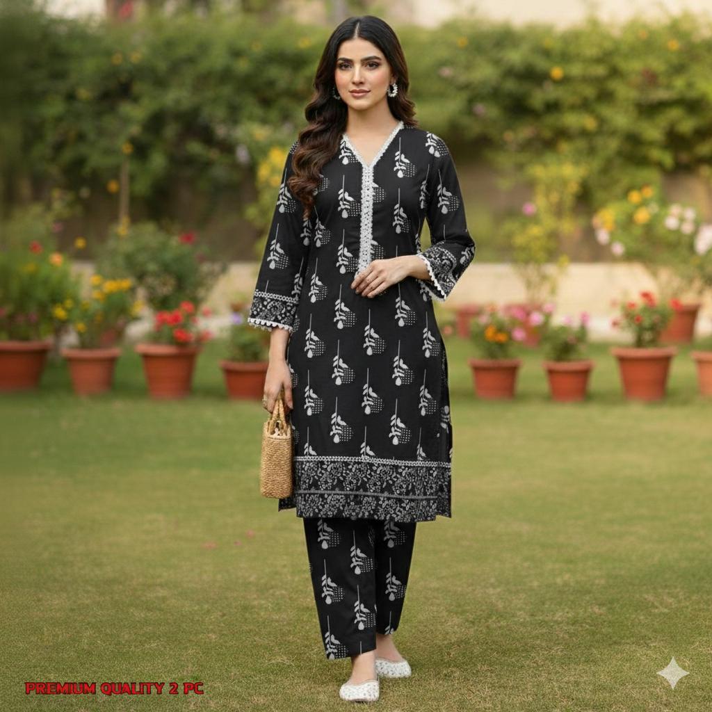 2PC Unstiched Polo Comfort Plus Cotton - Fashion Home Store