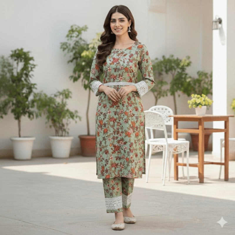 2PC Unstiched Premium Polo Cotton Fabric - Fashion Home Store