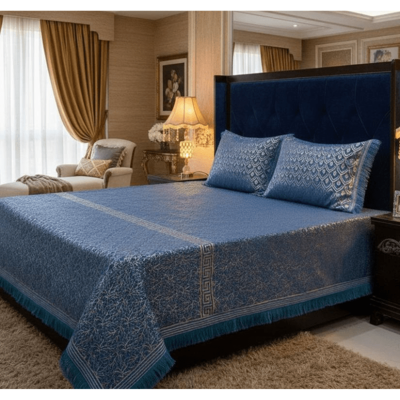 3 PC Signature Comfort Texture Velvet Collection - Fashion Home Store