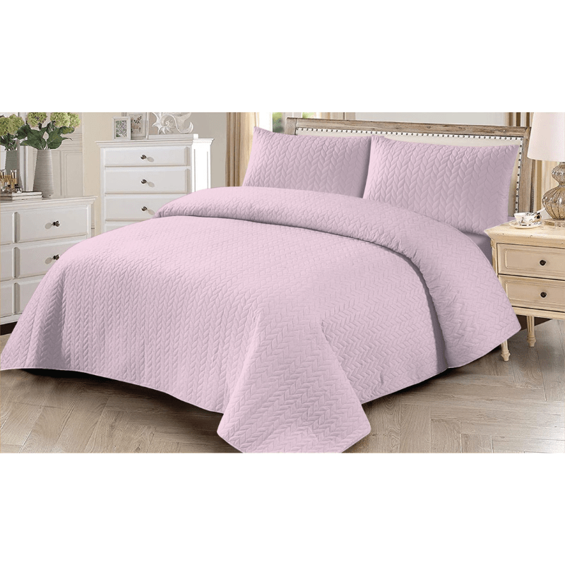 3PC FeatherSoft Micro Cotton Bed Spread - Fashion Home Store