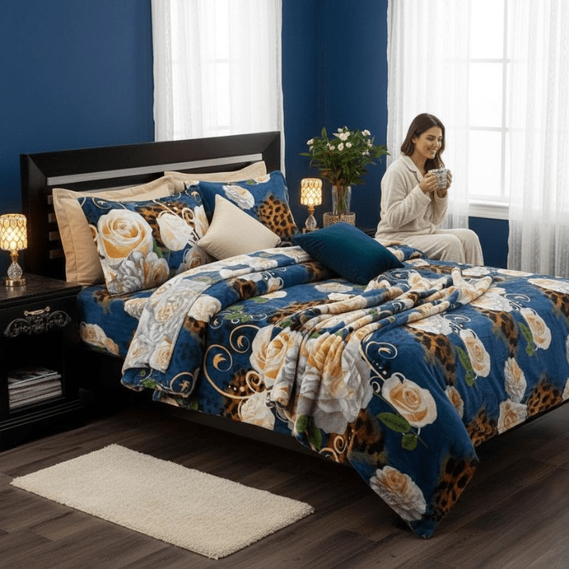 3pc Fleece bedsheet - Fashion Home Store