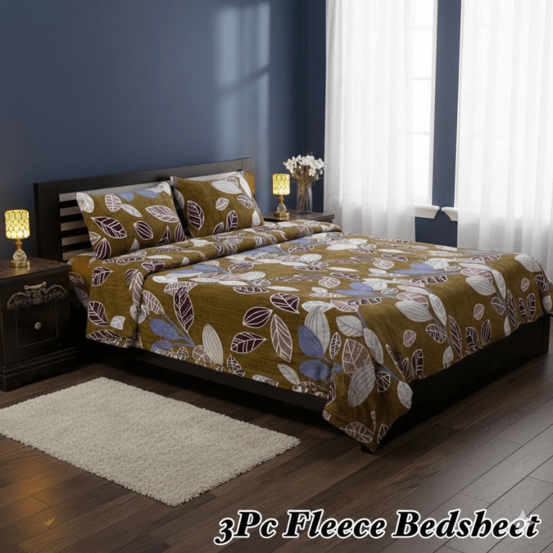 3pc Fleece bedsheet - Fashion Home Store