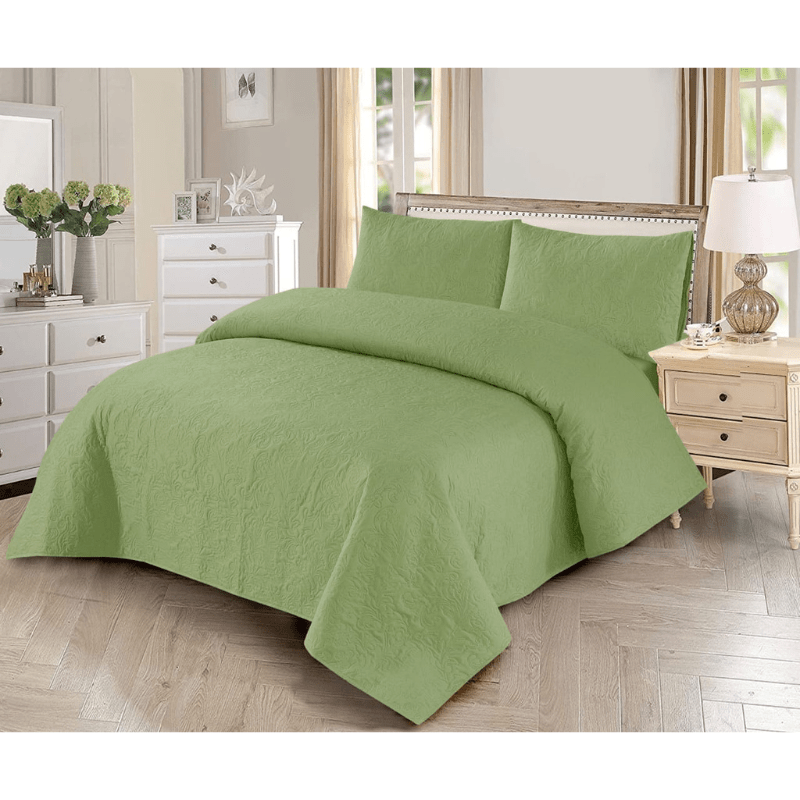 3PC Royal Weave Micro Cotton Bed Spread - Fashion Home Store