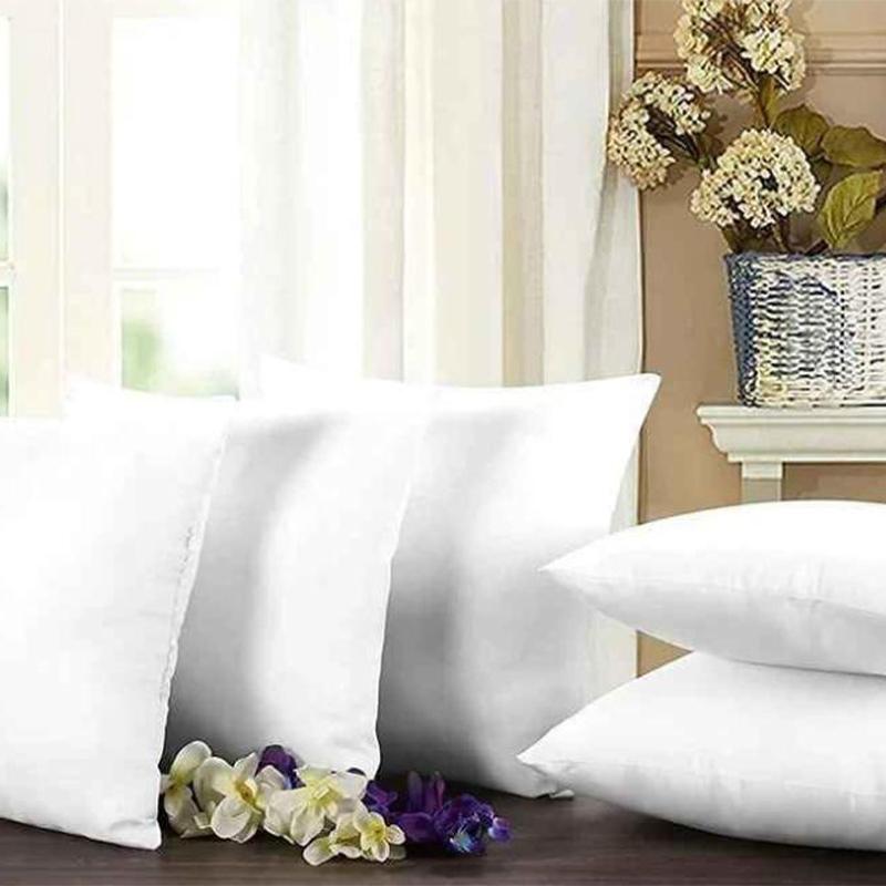 5 Pieces White Filled Cushions - Fashion Home Store