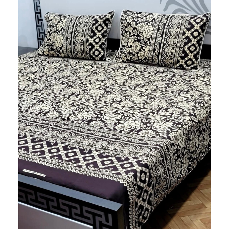 Chic Patterns  Cotton Bedsheet Set – Floral Pop Edition