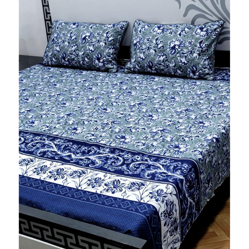 Paradise Printed  Cotton Bedsheet Set – Floral Pop Edition