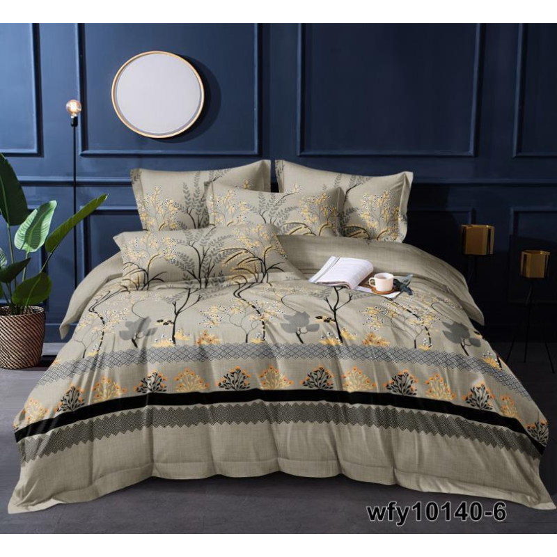 Vibrant Night Printed  Cotton Bedsheet Set – Floral Pop Edition