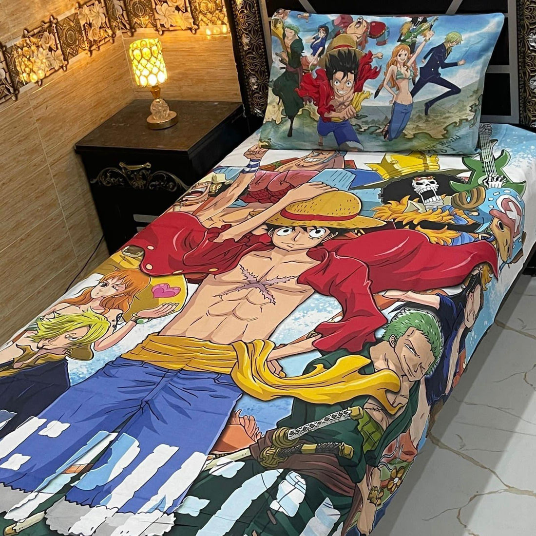 Straw Hat Crew – Kids Single Pair Bed Sheet