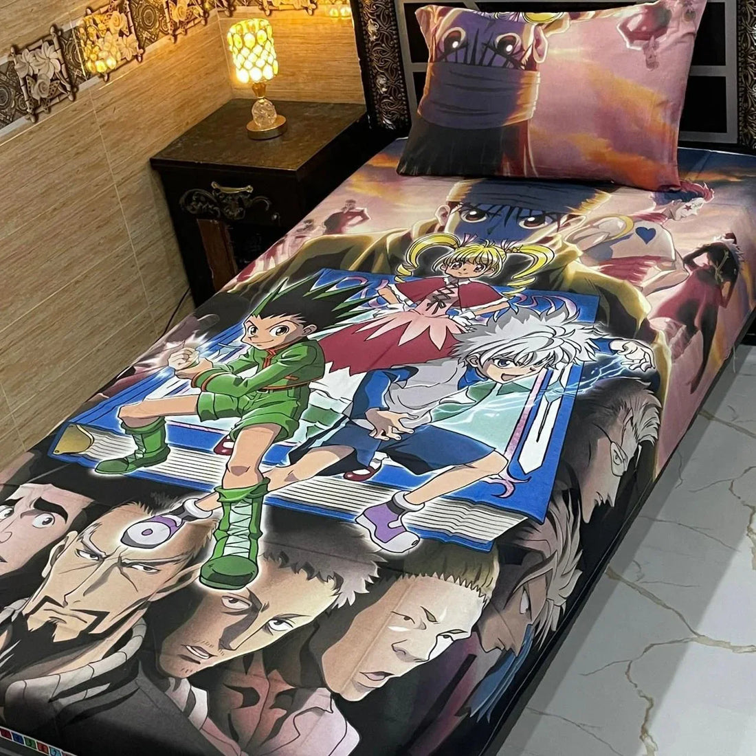 Hunter x Hunter Power Squad – Kids Single Pair Bed Sheet - Fashion Home Store