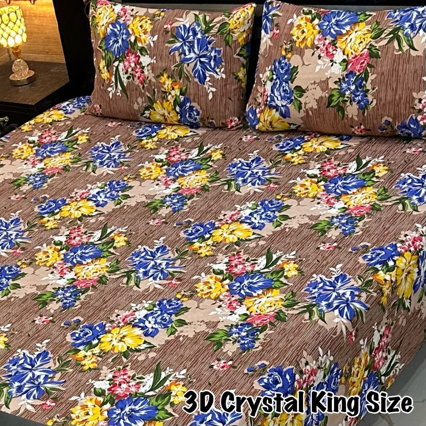 I Garden Delight Soft Crystal Cotton Bed Sheets