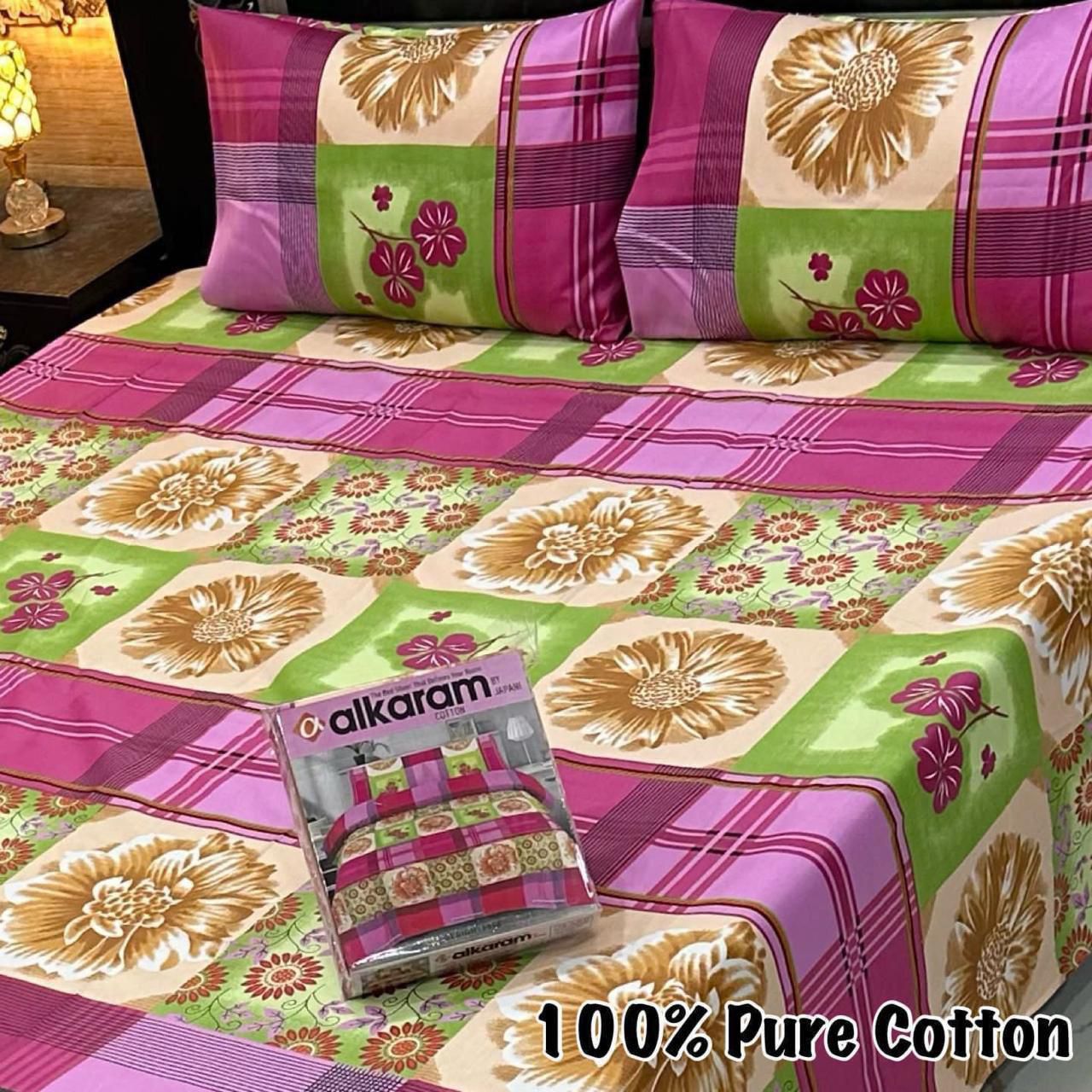 Spring Fusion – Soft Crystal Cotton Bed Sheet Set