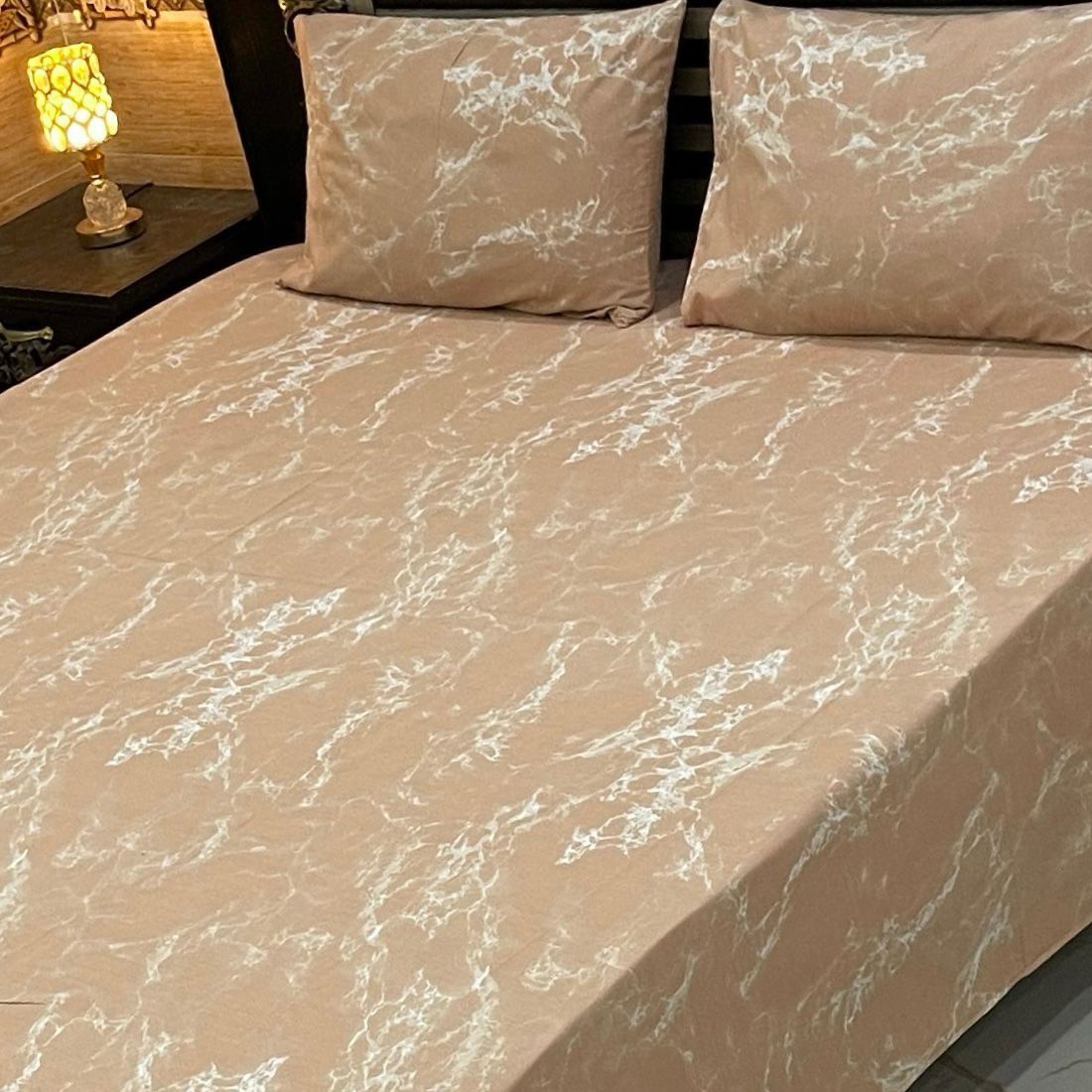 I Sandstone Marble Soft Crystal Cotton Bed Sheets