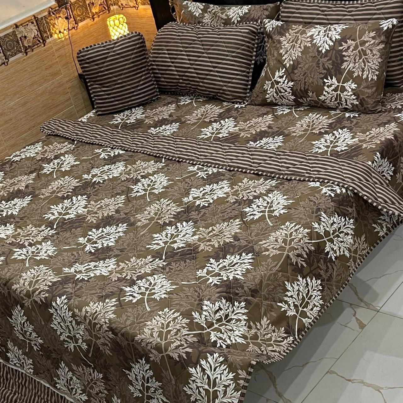 Earthy Grove Delight Comforter Set - 7PC Summer Comforter Set