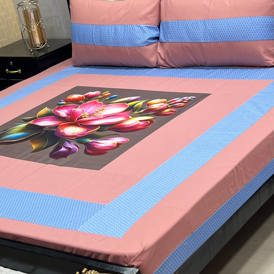 Blossom rose 3D printed bedsheet