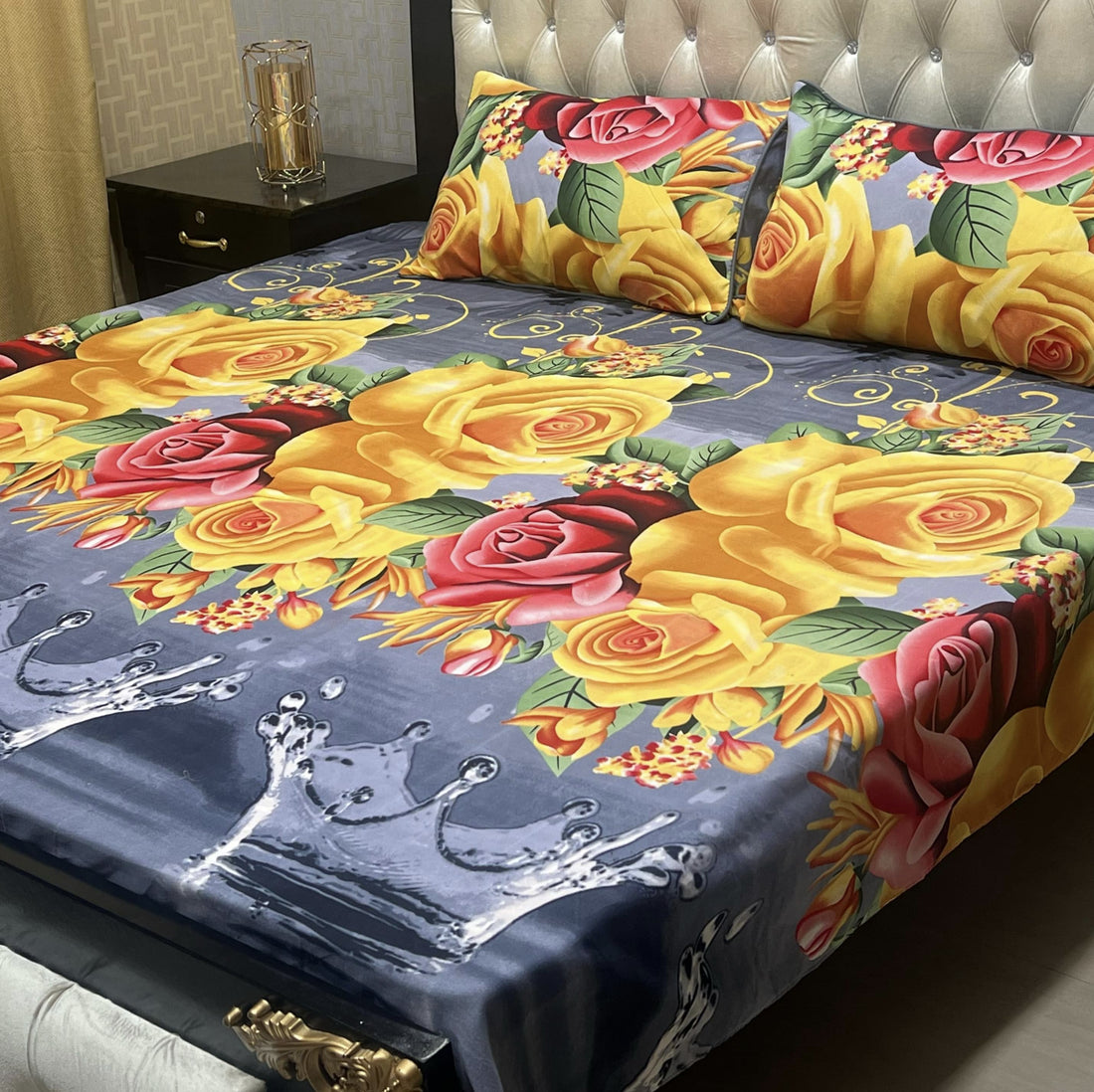 I Meadow Mist Soft Crystal Cotton Bed Sheets