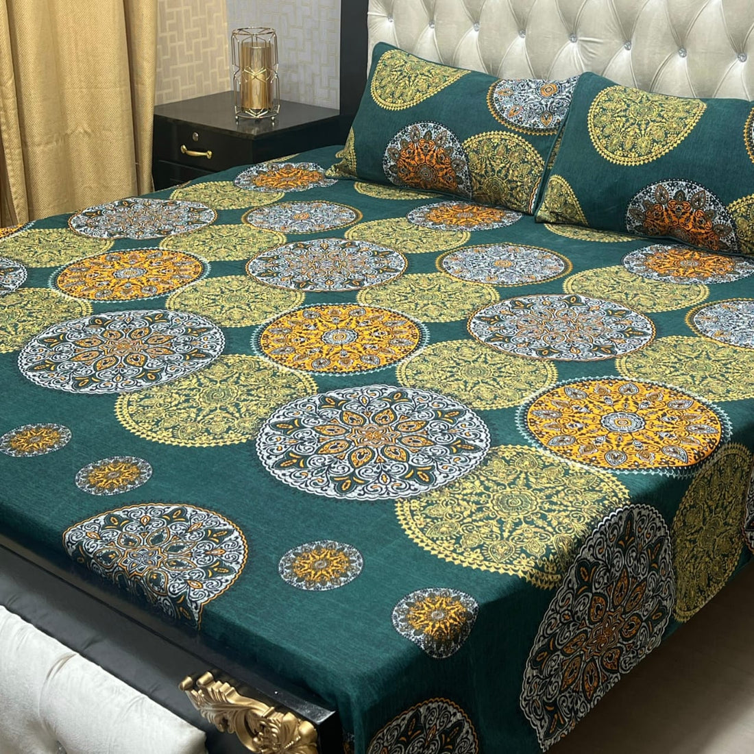 I Sage Leaf Soft Crystal Cotton Bed Sheets
