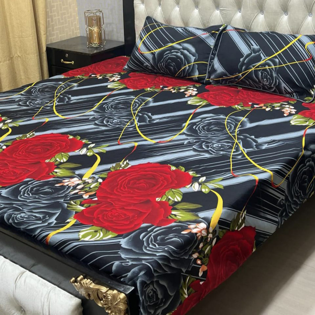 I Blossom Night Soft Crystal Cotton Bed Sheets