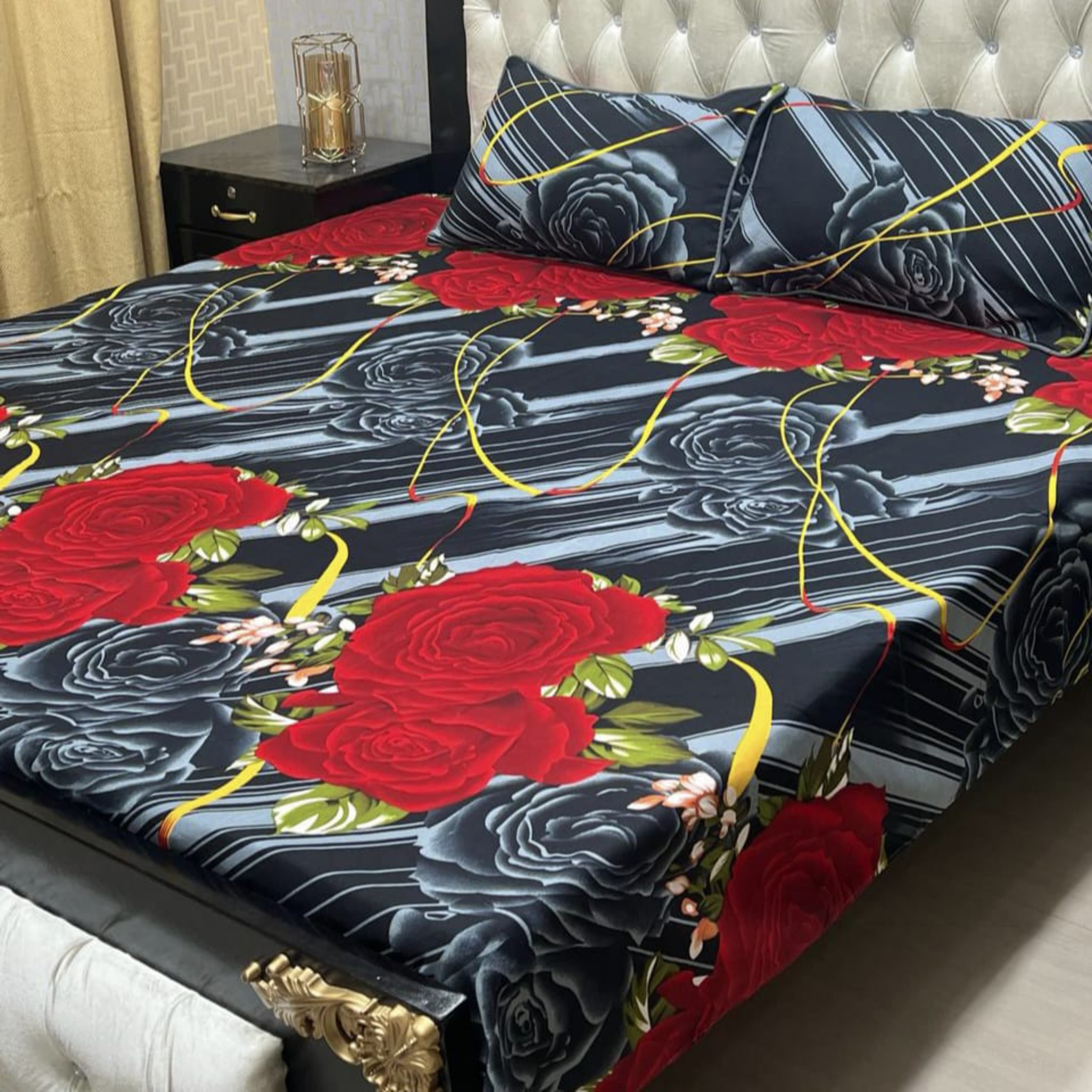 I Blossom Night Soft Crystal Cotton Bed Sheets