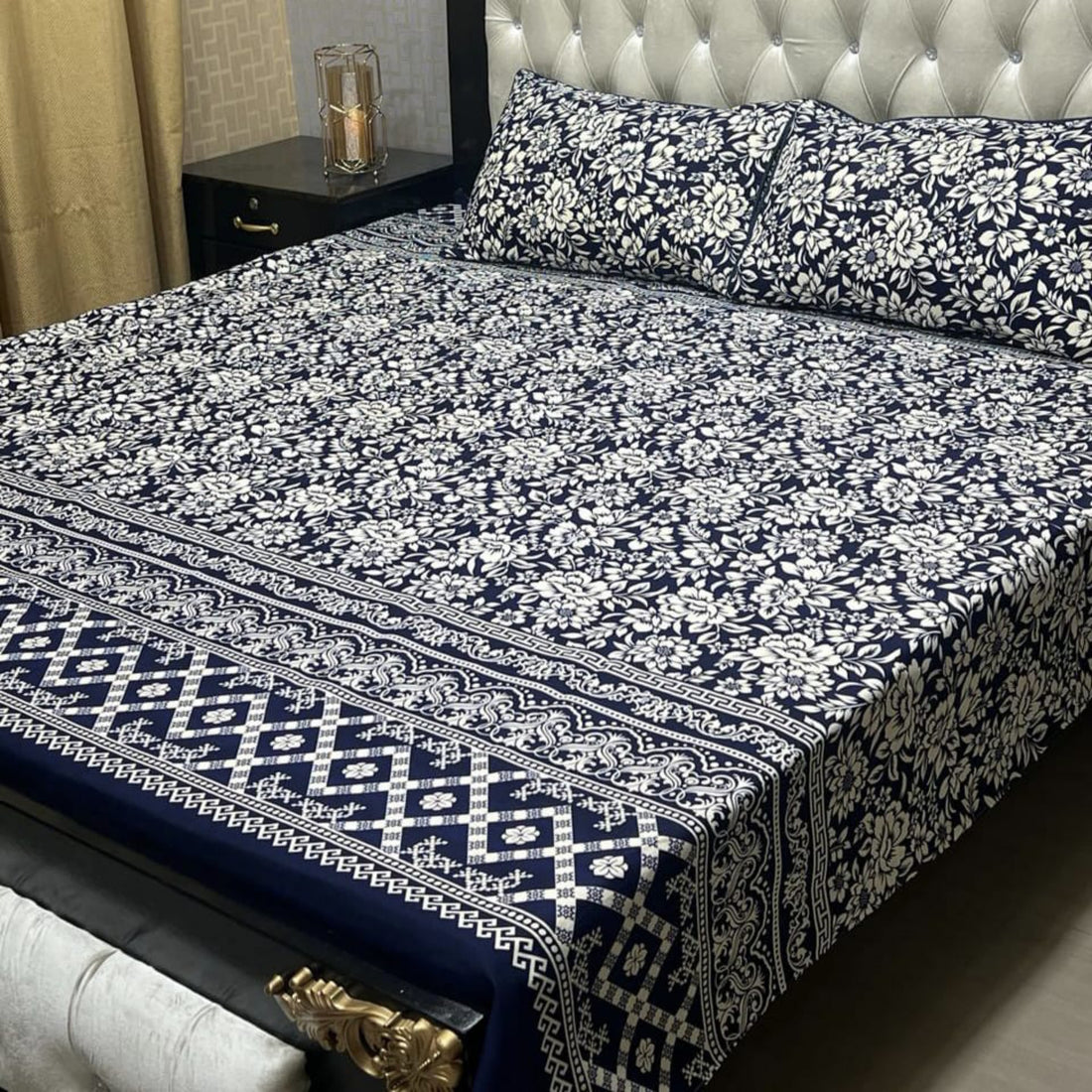 I Tropical Bloom Soft Crystal Cotton Bed Sheets
