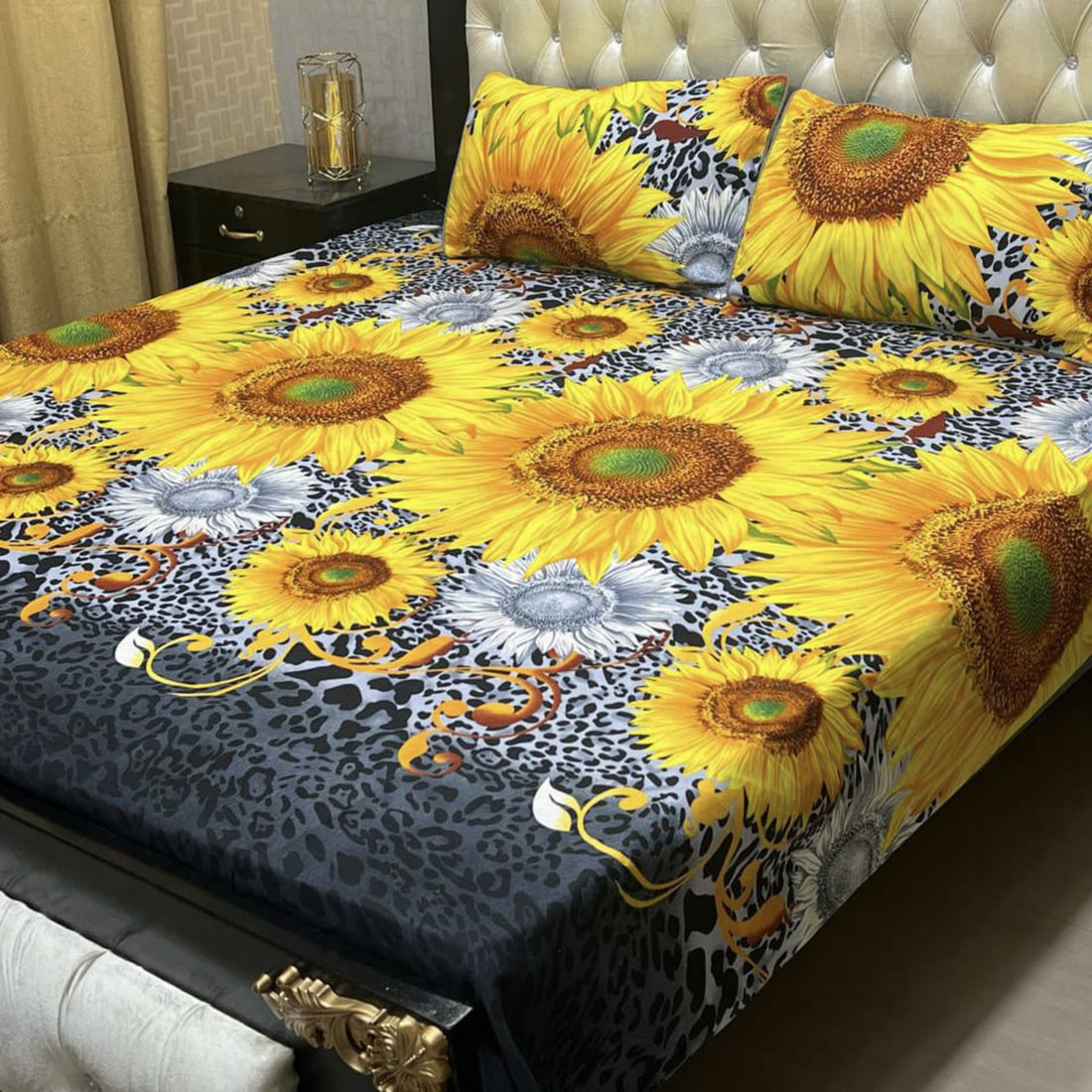 I Royal Crimson Soft Crystal Cotton Bed Sheets