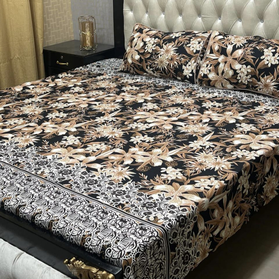 I Garden Delight Soft Crystal Cotton Bed Sheets