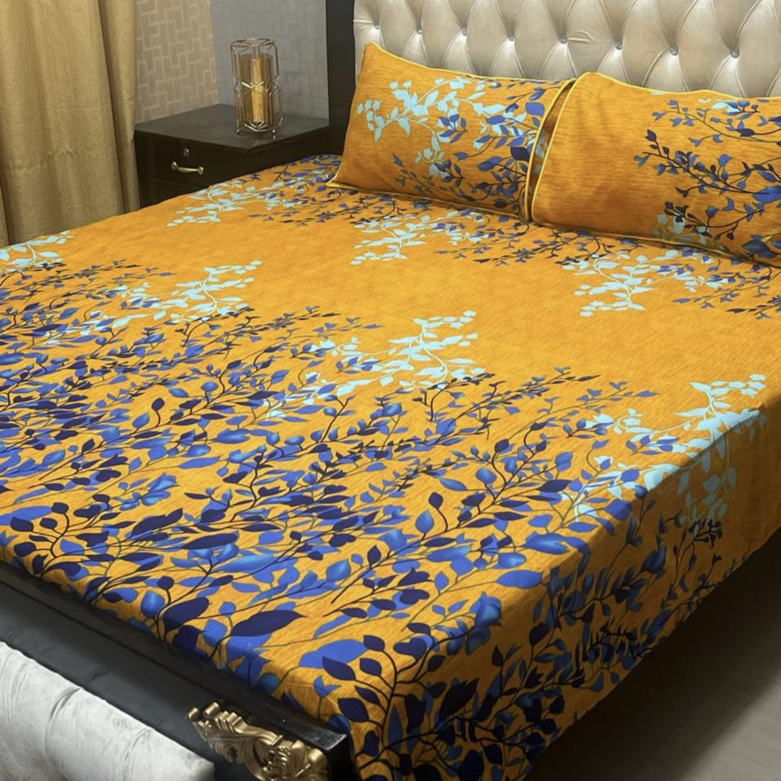 I Silver Mist Soft Crystal Cotton Bed Sheets