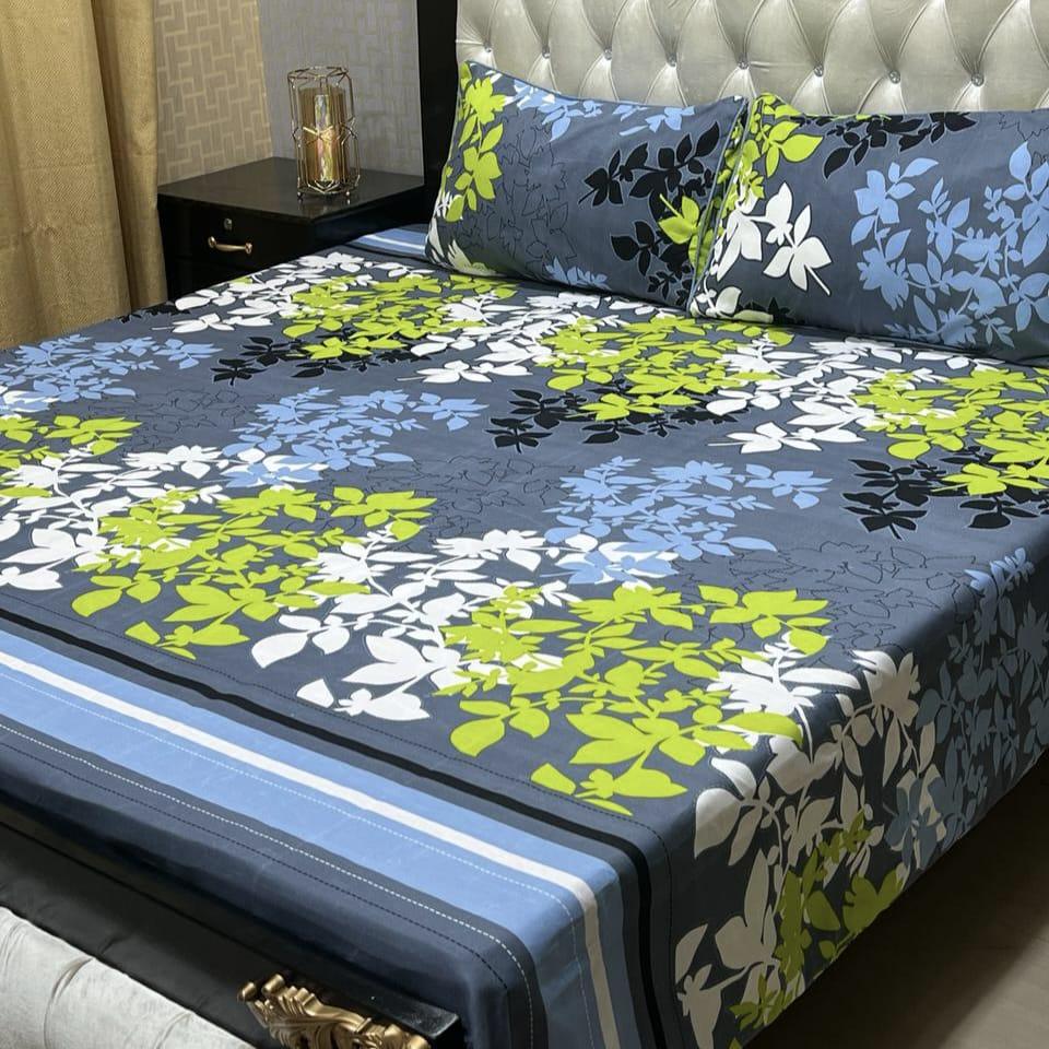 Fiery Medallion Soft Crystal Cotton Bed Sheets – Red &amp; Orange Pattern
