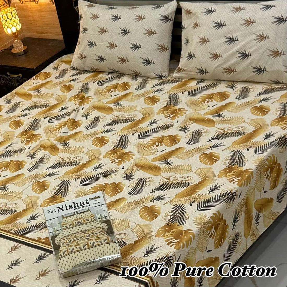 Gul Ahmed Striped Premium Cotton Bed Sheet