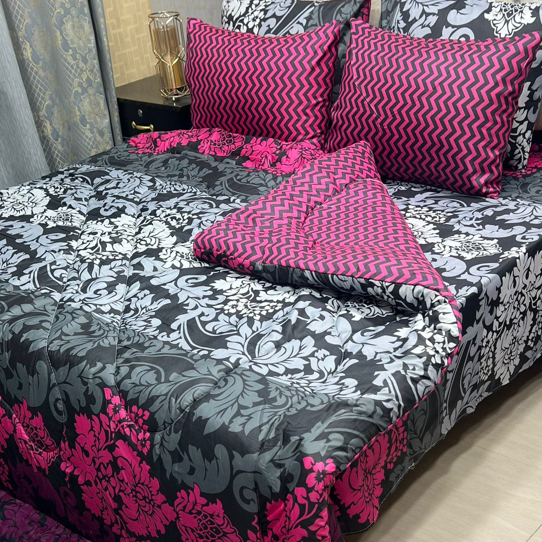 Blueberry – 6PC Comforter Set (Vicky Razai Set)
