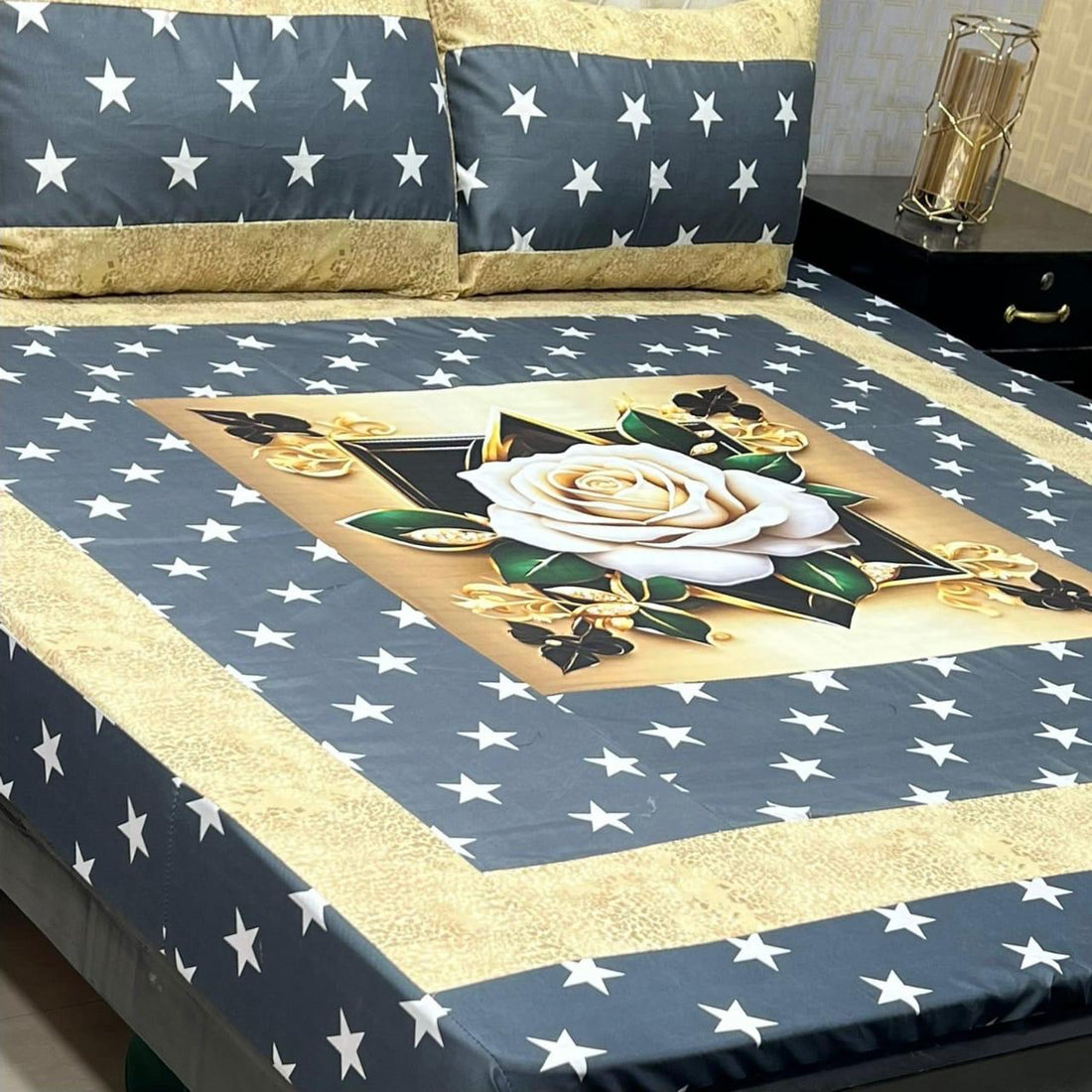 Grenish 3D printed bedsheet