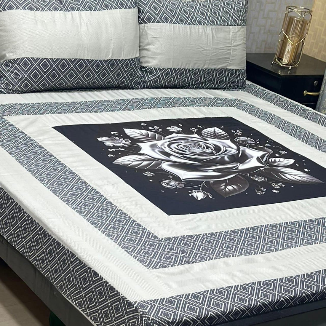 flower ground 3D printed bedsheet