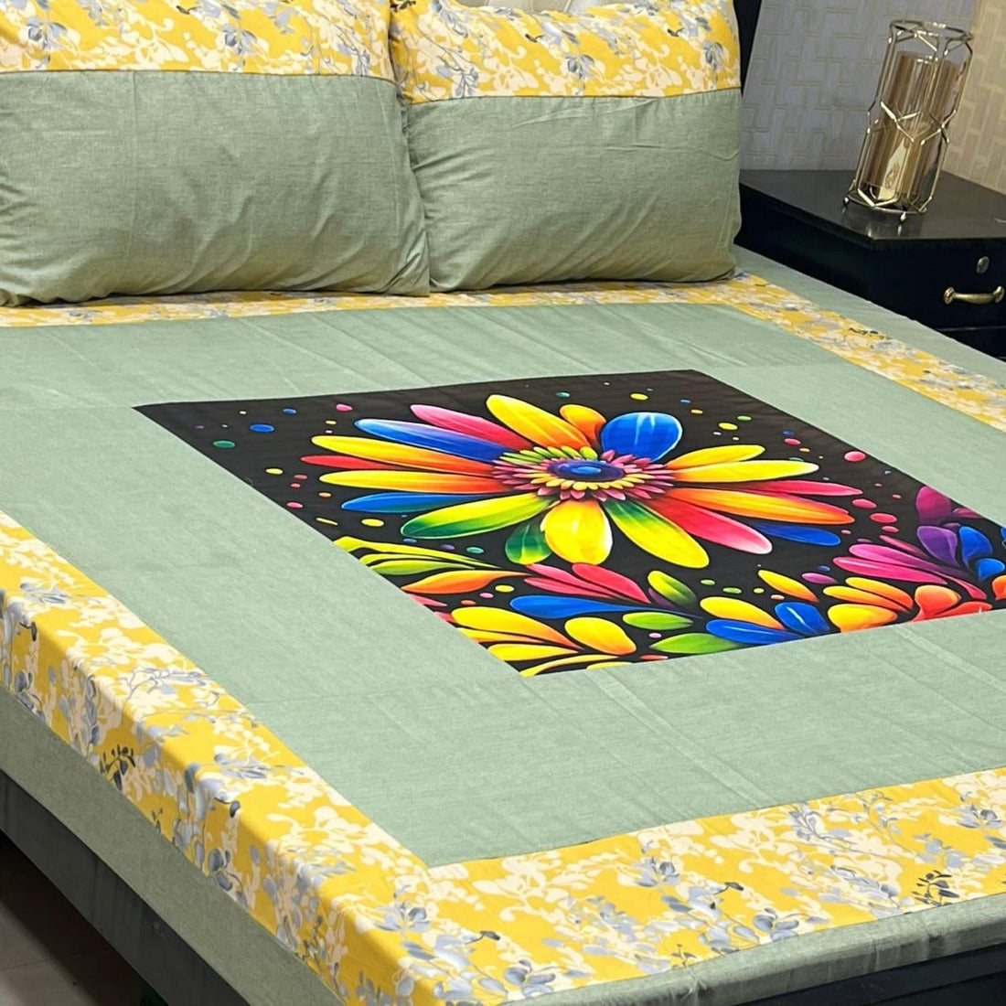 Blossom rose 3D printed bedsheet