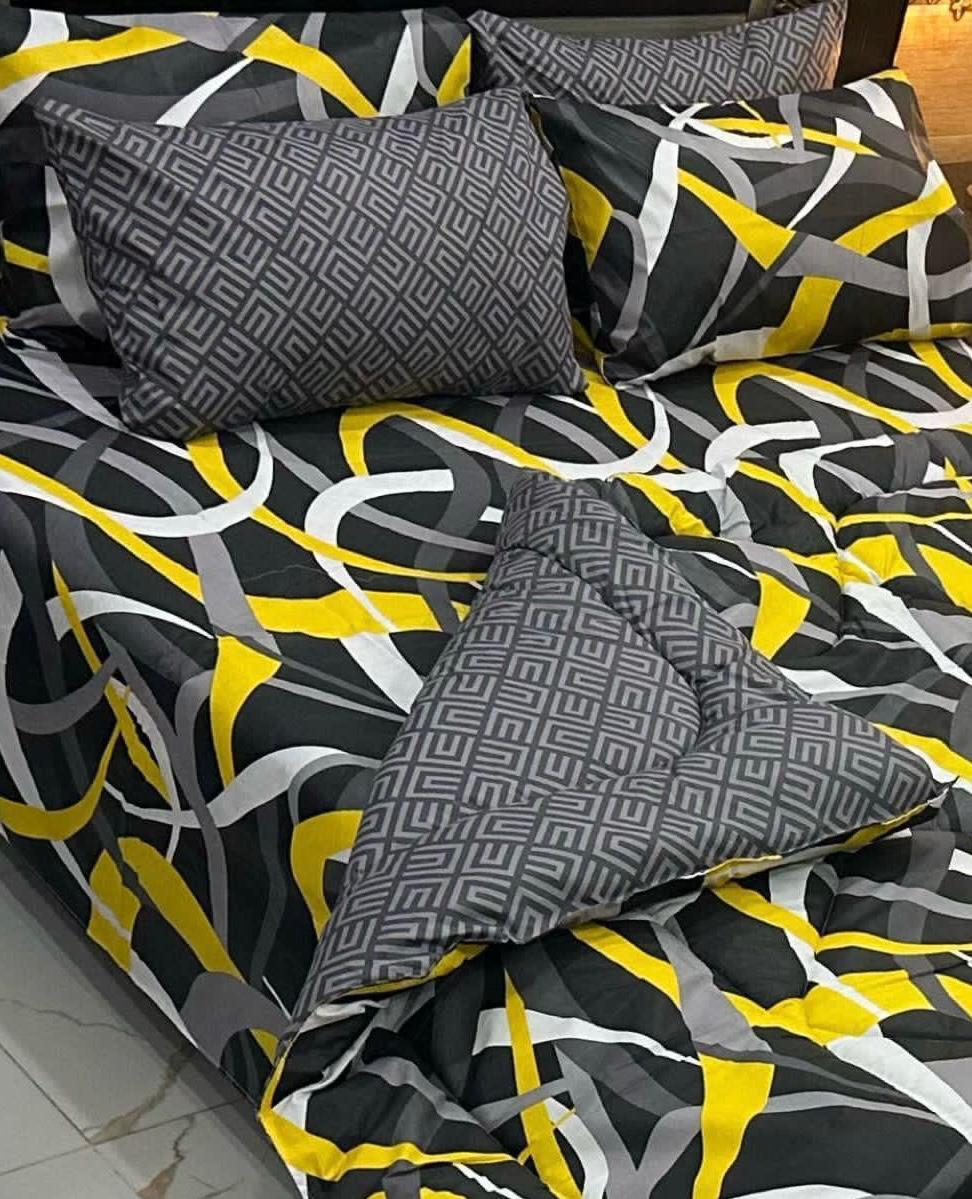 Restful Retreat Design - 6PC Comforter Set (Vicky Razai Set)