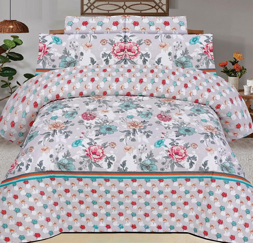 Urban Chic Print Nishat Premium Cotton Bed Sheet