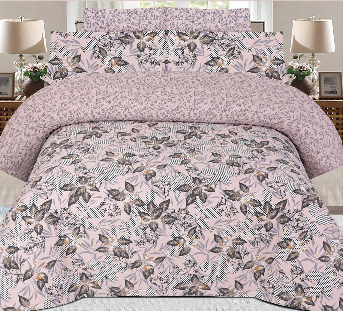 Cityscape Floral nishatPremium Cotton Bed Sheet