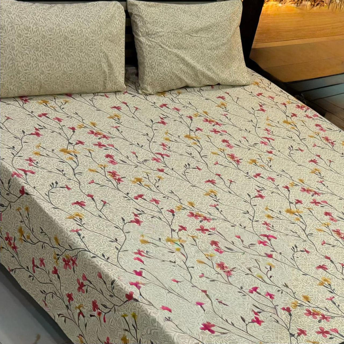 Grand Royale Pattern Premium Cotton Bed Sheet