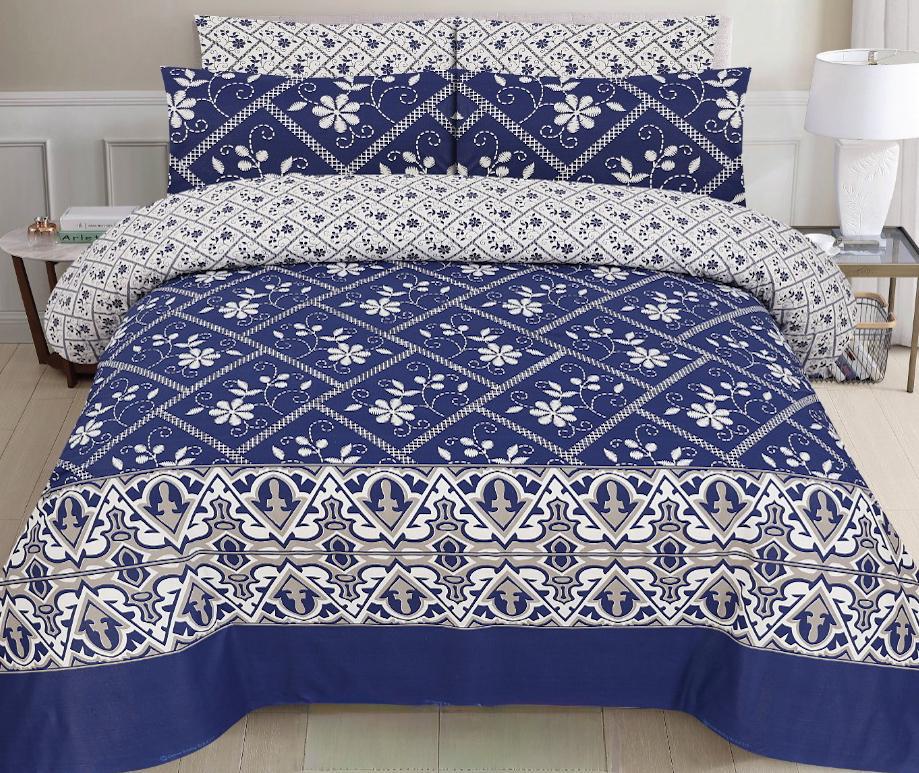 Snug Haven – Soft Crystal Cotton Bed Sheet Set