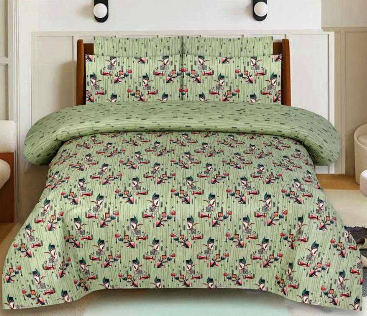 Berry Bloom – Soft Crystal Cotton Bed Sheet Set