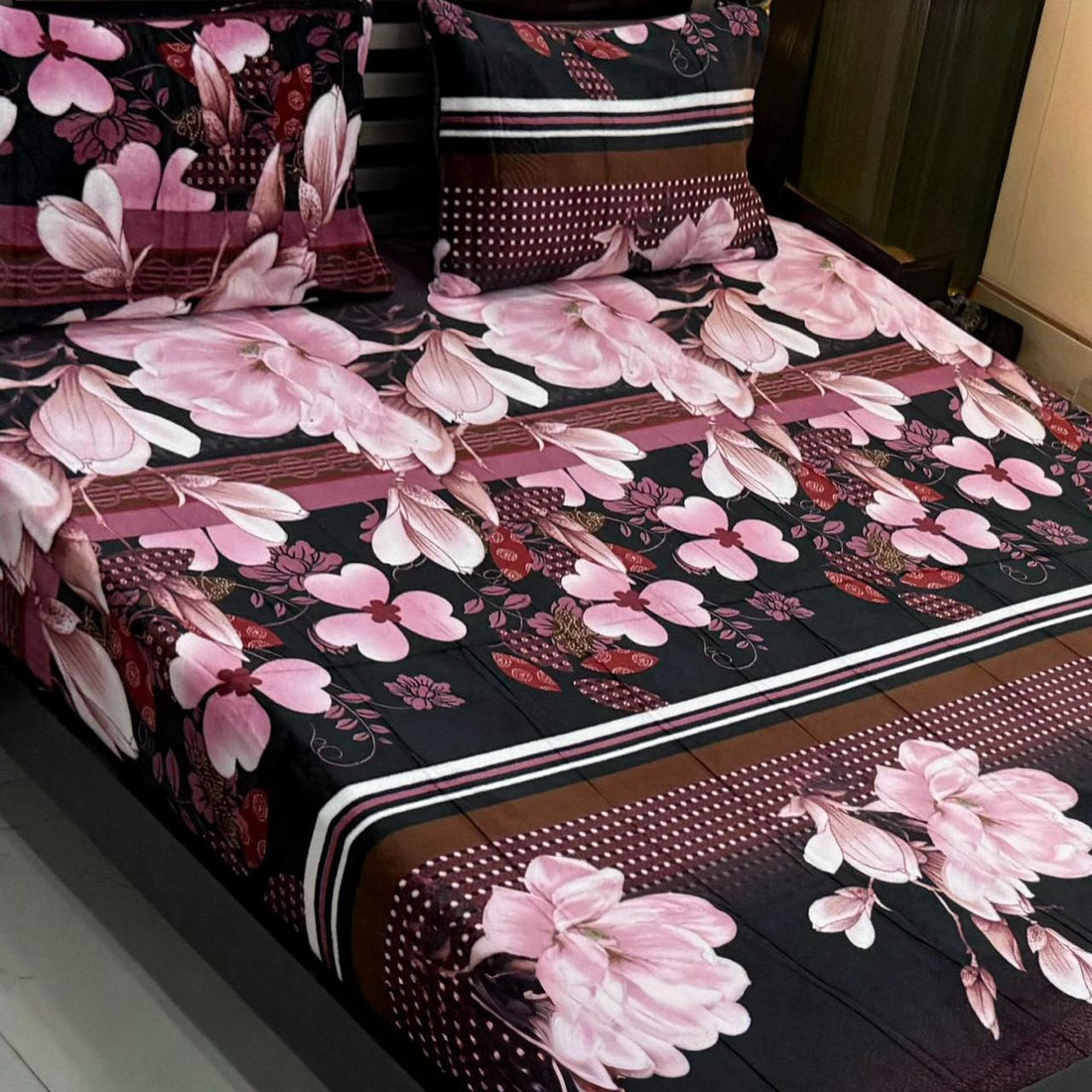 3pc Fleece bedsheet