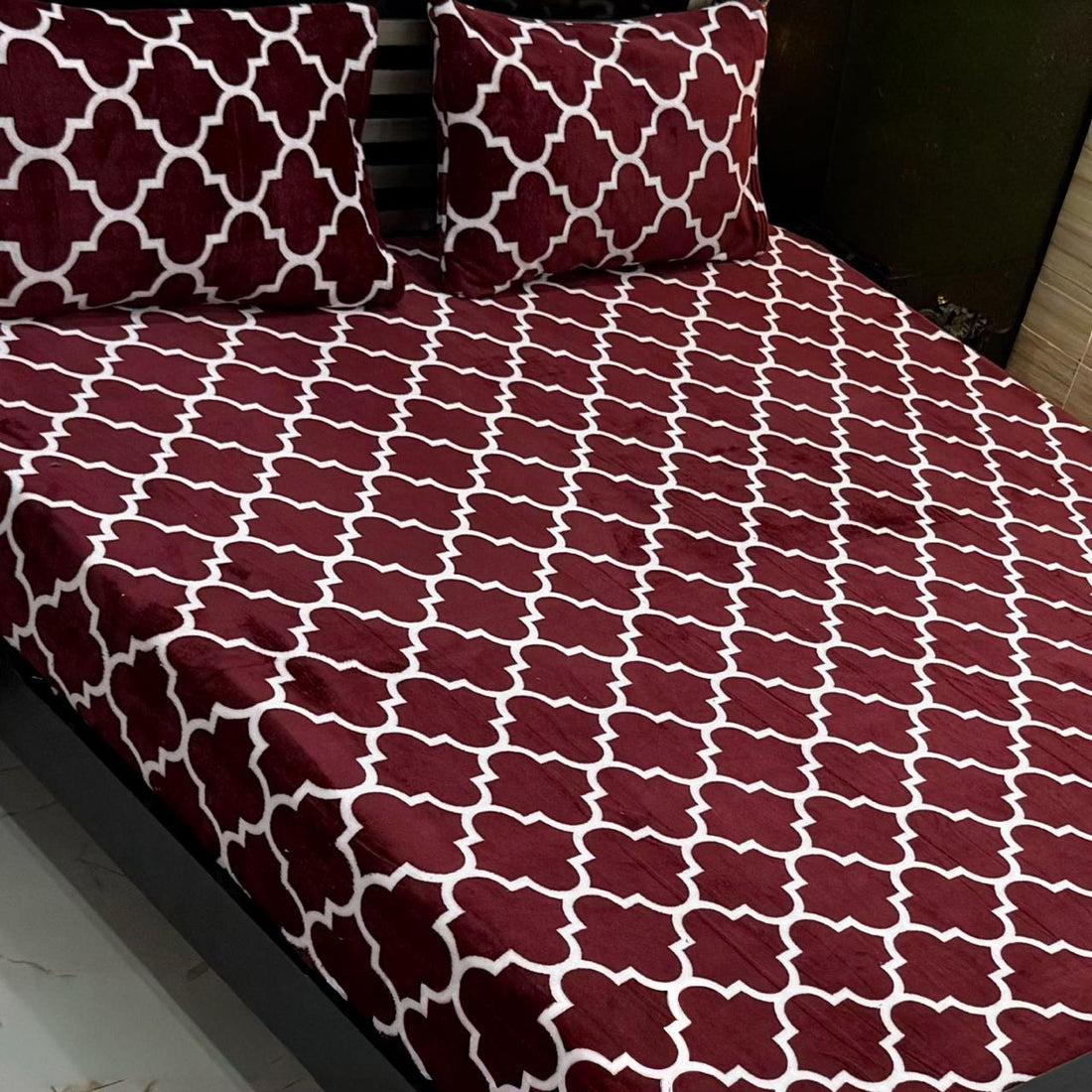 3pc Fleece bedsheet